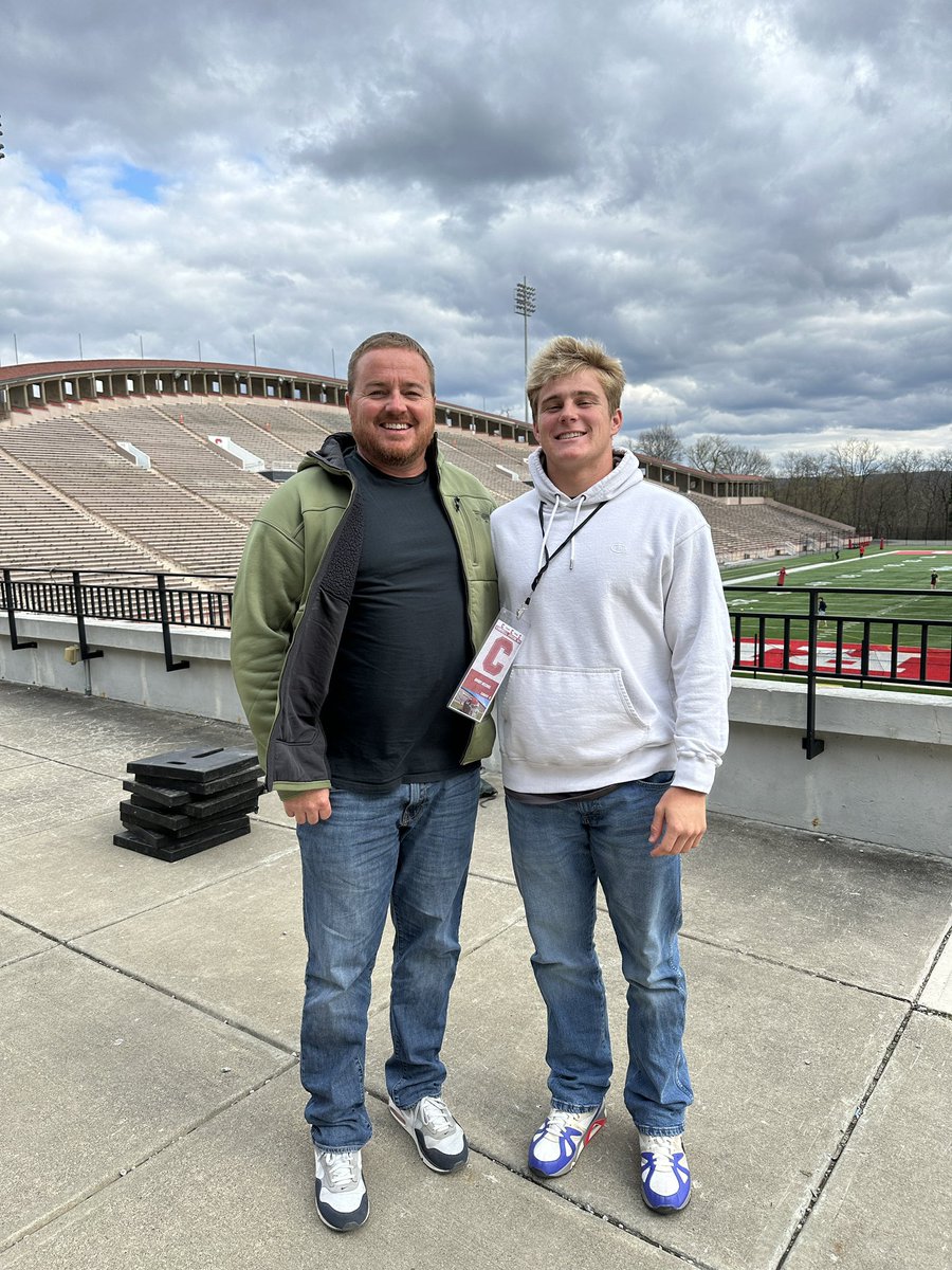 The Cornell @BigRed_Football Junior Day was fantastic. Thank you Coach @DanSwanstrom, Coach @Sean_Reeder and Coach @JaredBackus1 for the invite and great conversations. #GoBigRed 🔴🐻 #YellCornell