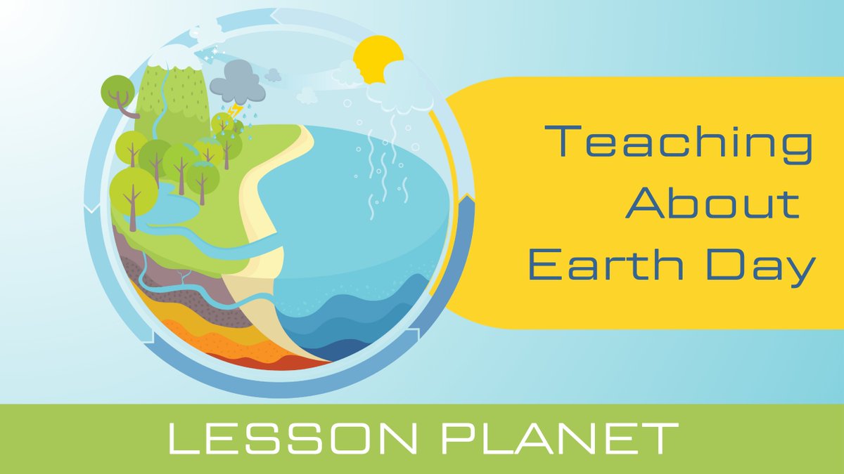 LessonPlanet's tweet image. Every day is #EarthDay with lessons and resources from providers like PBS, National Geographic—even the EPA & US Dept of Energy. Build your lessons at Lesson Planet! ow.ly/mp8S50RlzXx
#EarthDay2024 #PlanetVSPlastics #ITeachScience #ScienceTeacher #STEMeducation