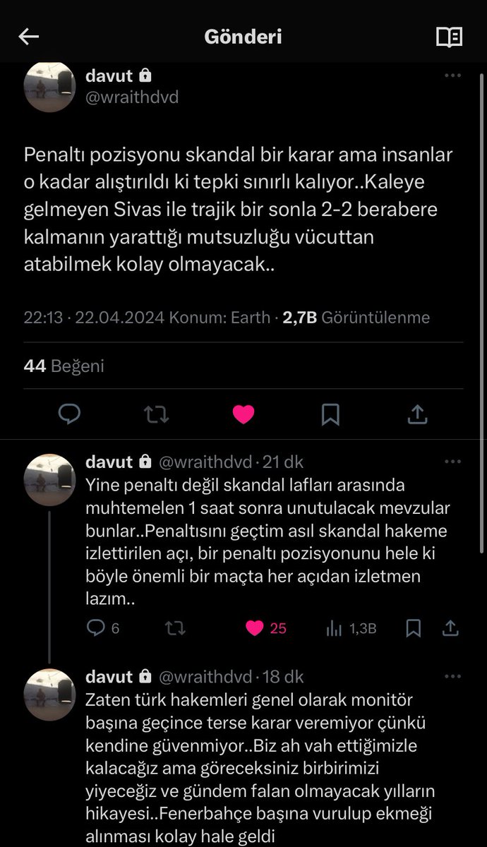 Hesabı kapalı, tamamen aynı düşünüyorum ve paylaşıyorum.