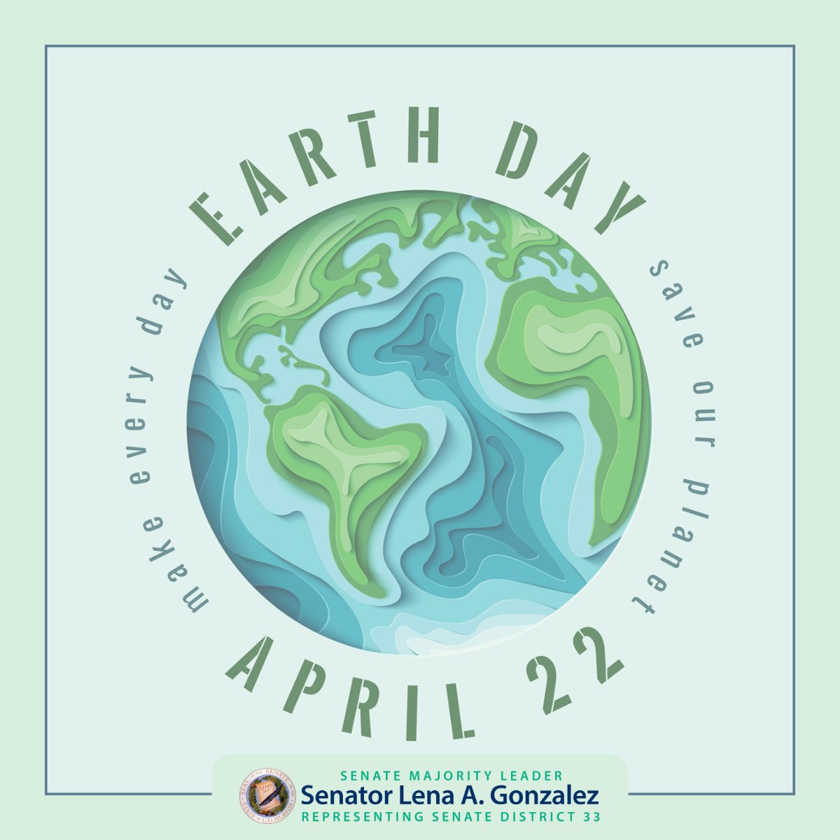 Happy #EarthDay! Today & every day we must fight for a clean environment for all 🌎🍃💚 Want to know what environmental bills my team & I are working on? Check out my Earth Month newsletter: bit.ly/EarthMonthNews And a full list of 2024 my bills here: bit.ly/LG2024Bills