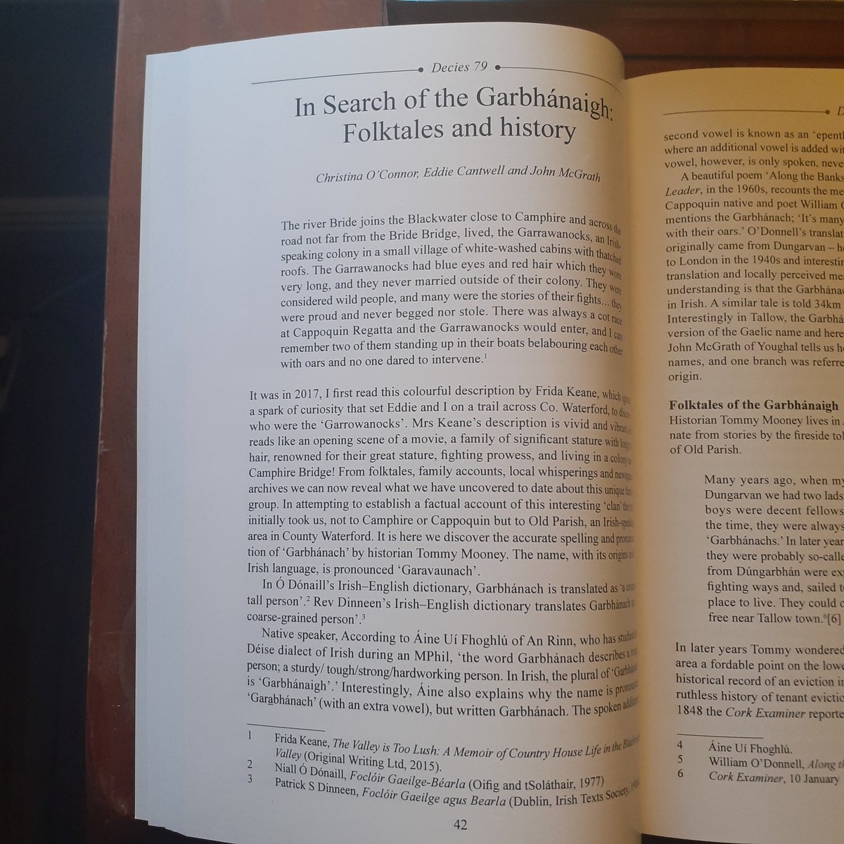 chrissyknightoc's tweet photo. Loved researching &amp; writing this for Decies 79 🤗 In Search of the Garabhanchs #Folktales &amp; #History ‘Nestled by Bride Bridge, an Irish-speaking colony thrived in their own community, salmon fishermen famed for their exceptional stature, strength &amp; fighting ways' @johnfoleyimages https://t.co/SrAstosqyM
