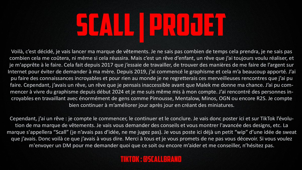 scalletodzn's tweet photo. Voilà le projet d’une vie. N’hésitez pas à soutenir ça peut changer une vie 🫶🏻 https://t.co/zZuMLVTDjn