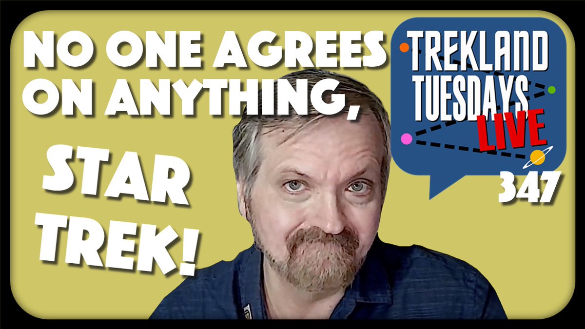 NEW VIDEO! 'No One Agrees On Anything, #StarTrek!' — #TreklandTuesdays #347 is now up in short form on my YouTube channel. This week: The more we realize we can agree, the more minority views...uh...cling on. bit.ly/3wedYaB

#trekland #drtrek #larrynemecek