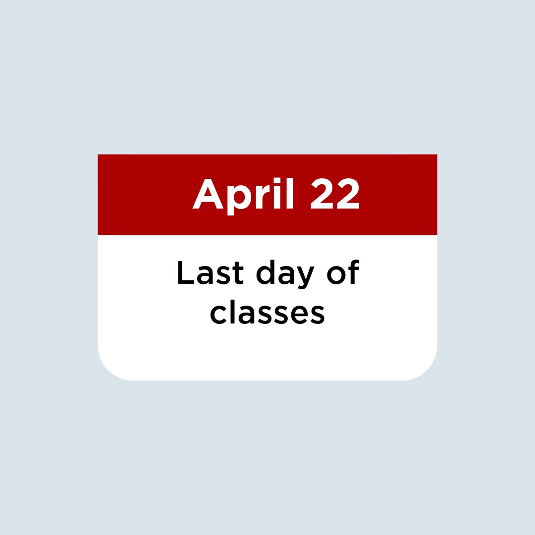 Happy last day of classes, Cards!