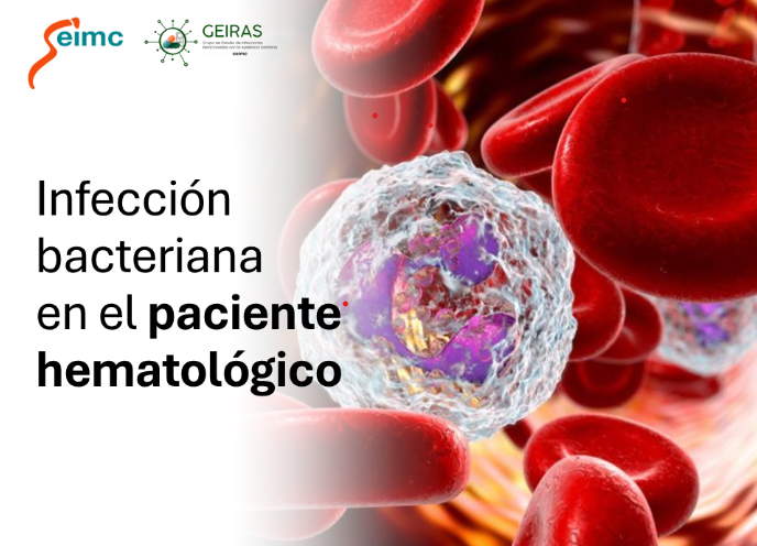 Webinar @GEIRAS_SEIMC 'Infección Bacteriana en el Paciente Hematológico': 📆7 de mayo ⏰16:00h - 17:30h (España, horario peninsular) 📍Campus @SEIMC_ 📚📝Programa/inscripción👇 campus.seimc.org/cursos/detalle…