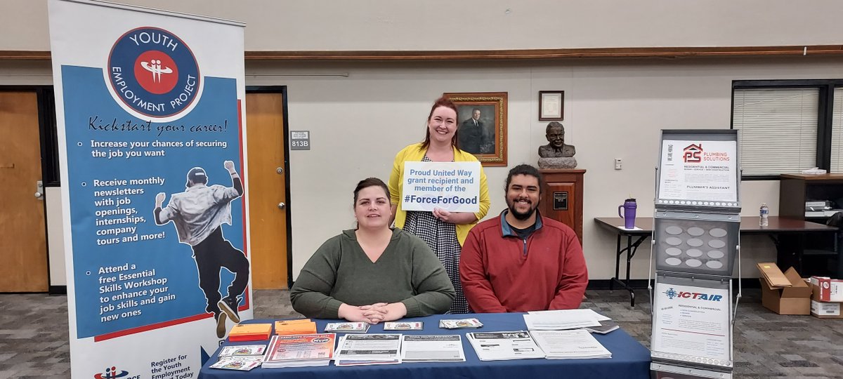 Thank you @United Way of the Plains for another year of investing in the Youth Employment Project (YEP)! This funding allows YEP to assist thousands of teens in obtaining high school internships or connecting to their first job. 

#ForceForGood #LiveUnited