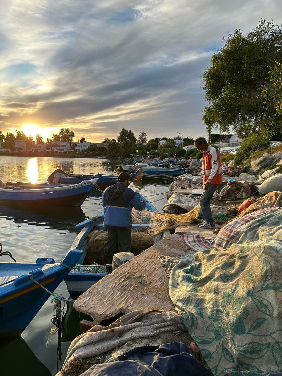 Dans l'universel écrin des  #ports_puniques de #Carthage et de #Byrsa, amicales retrouvailles avec #Peter_Reuss, ancien ambassadeur d'#Allemagne à  l'UNESCO de passage à #Tunis
