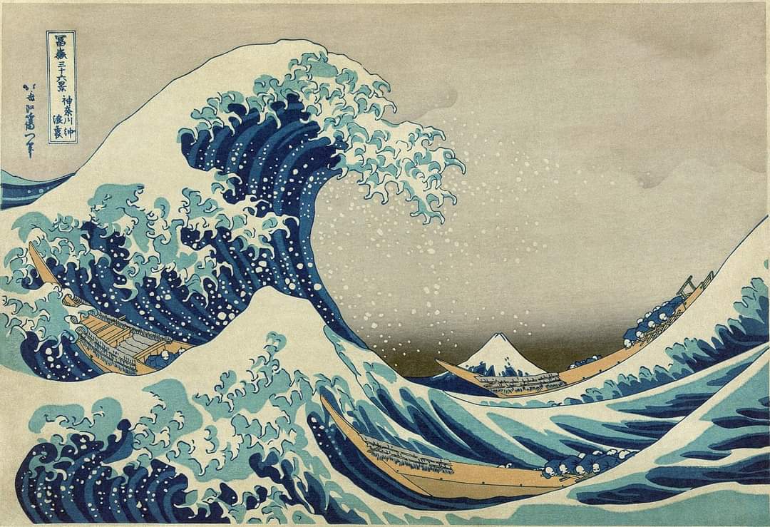 La grande onda di Kanagawa - Katsushika Hokusai