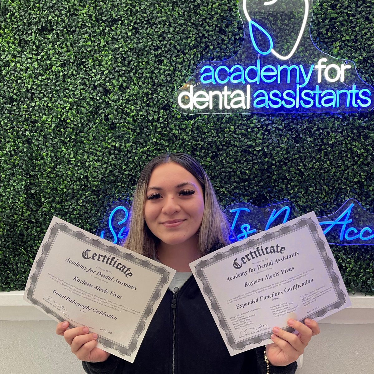 Congratulations on earning your Dental Assisting certifications! We are so proud of you.
#a4da #academy4da #academyfordentalassistants #dacertifications