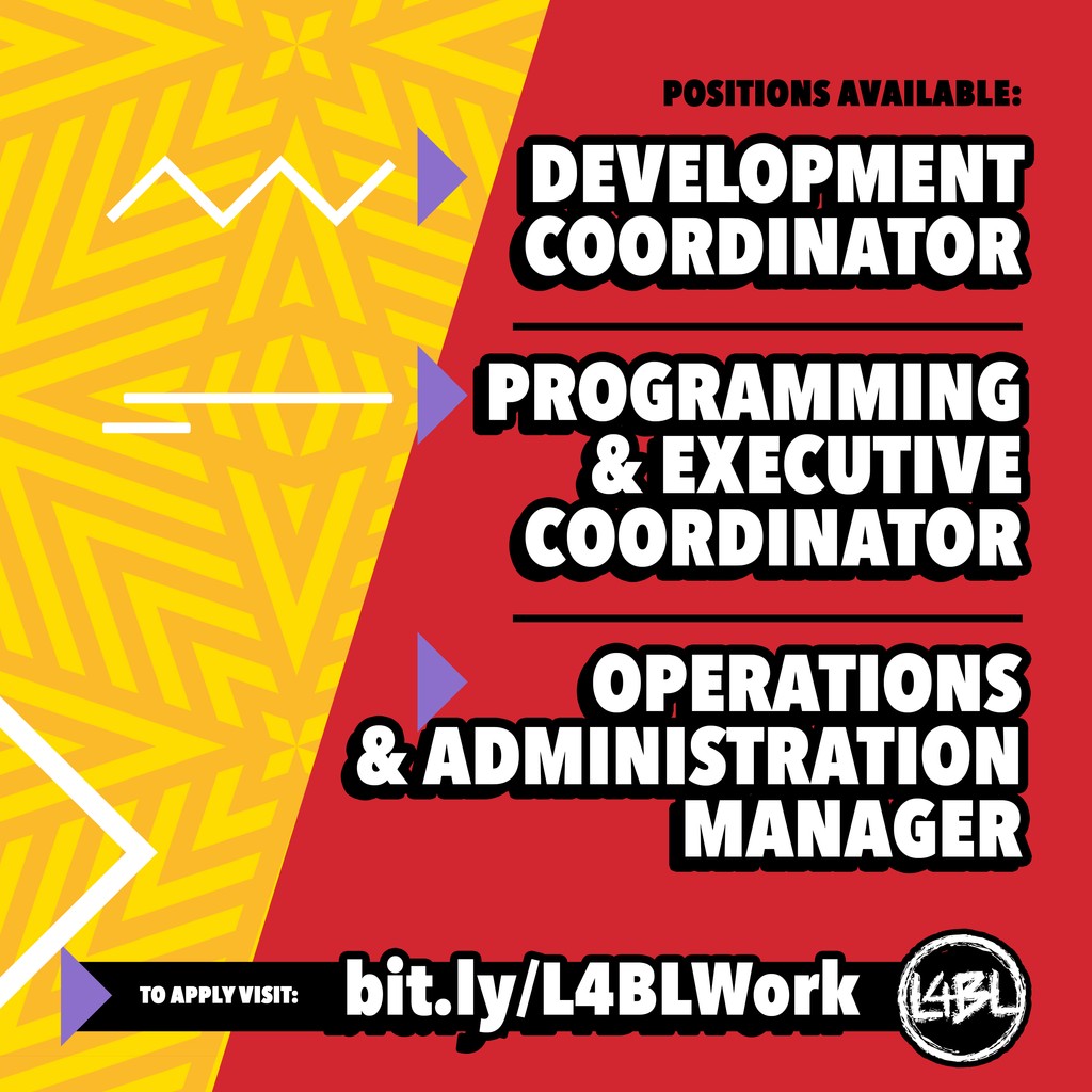We’re hiring (again)! ⁠
⁠Applications due: April 29, 2024 ⁠

⁠Check out the role descriptions and apply at law4blacklives.org/jobsspring2024

#L4BL #BlackLiberation #MovementLawyering