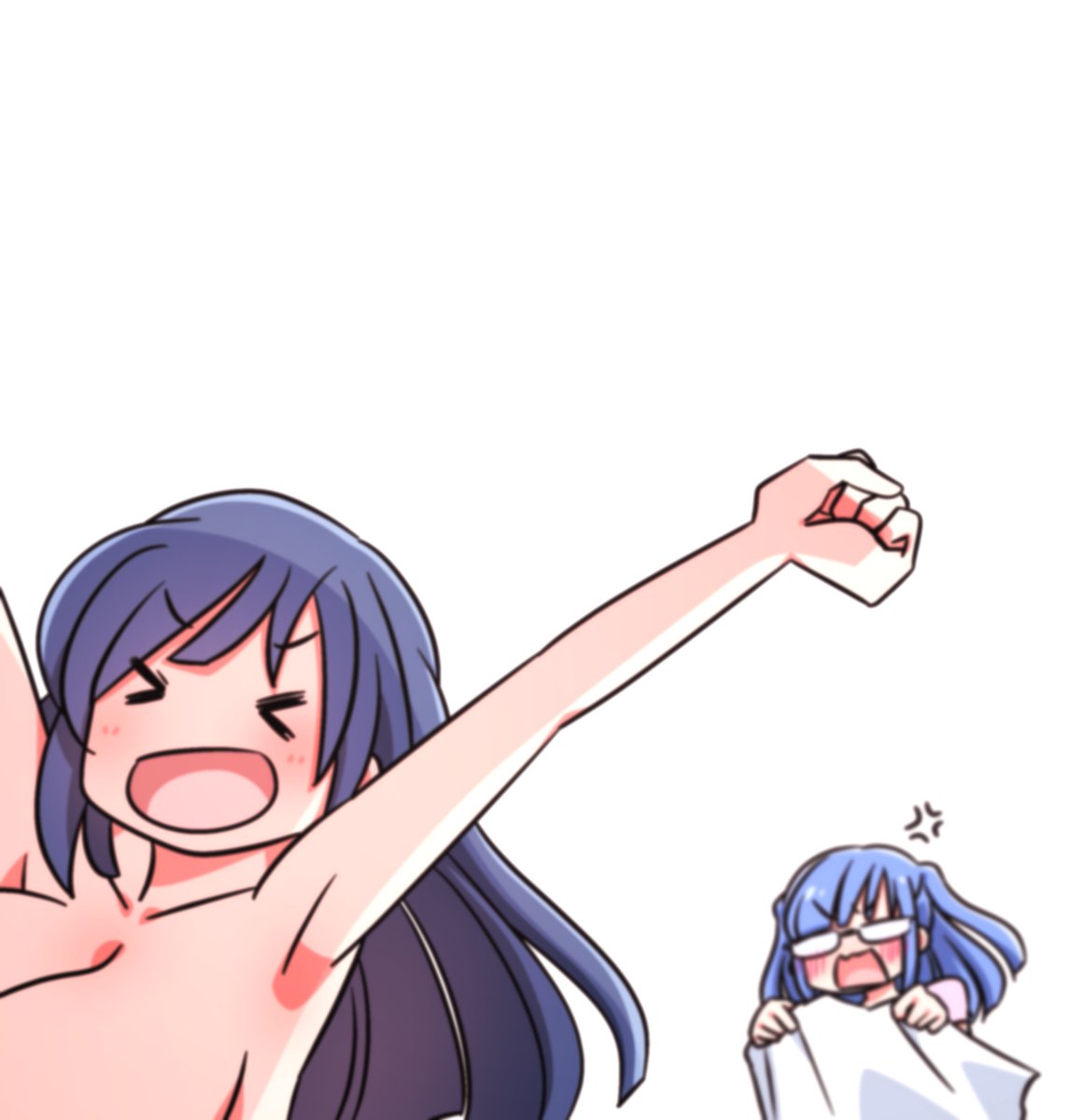 「一日一いずみ!(ときめきアイドル)おいかけっこ 」|怪人デベソのイラスト