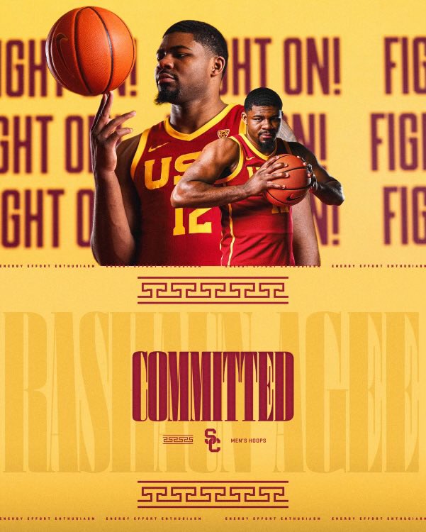 I am excited to announce my commitment to the University of Southern California. USC provides the ideal environment for me to achieve my goal of competing at the highest level and transitioning to a professional career. #FightOn