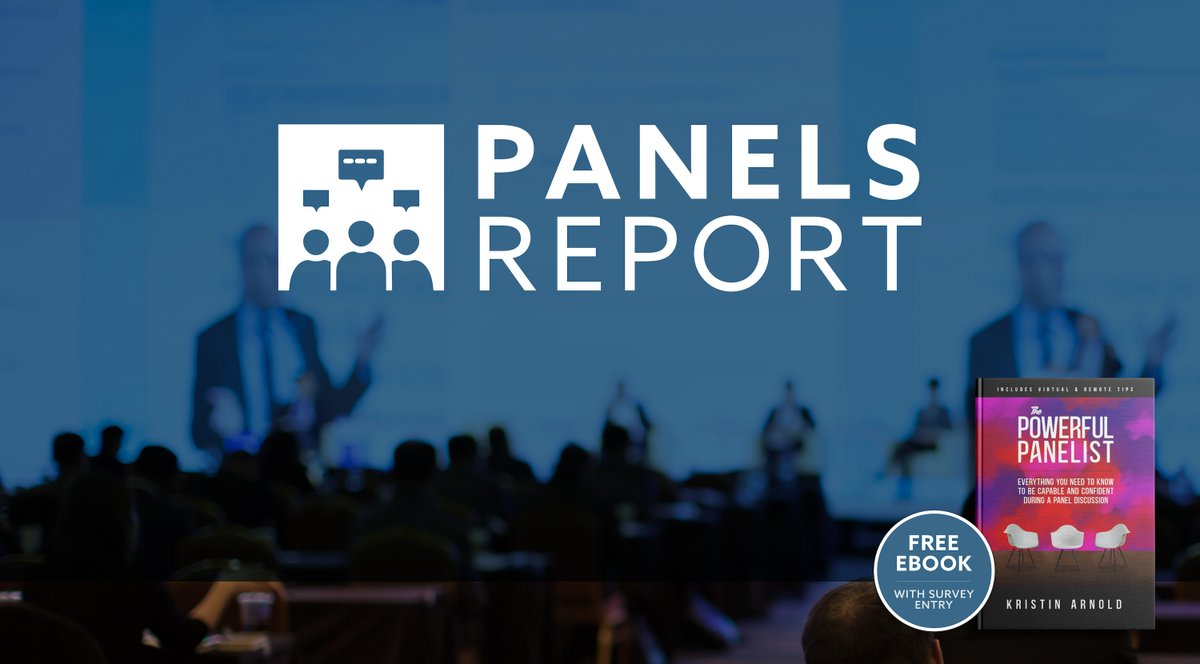 Ever watched a panel discussion thinking, 'BORING!'
If you have experience as an attendee/moderator/panelist/organizer, help me & @BeUnbridled  flip the script! Take a brief survey to receive a free copy of my book panelsreport.com/survey/
#eventprofs #meetingprofs  #MPI #MIC