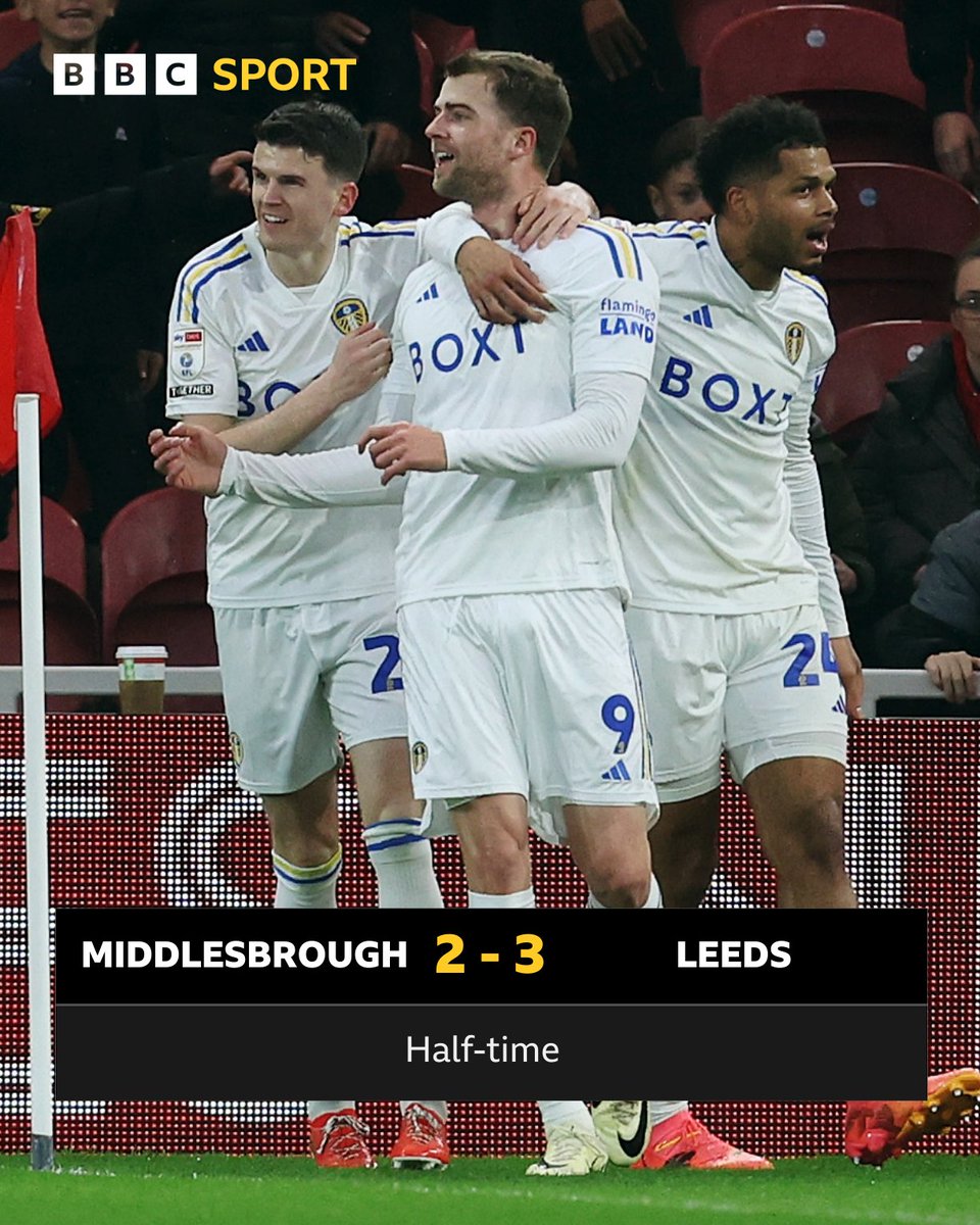 And breathe 😮‍💨 What a half of football at the Riverside! #BBCFootball