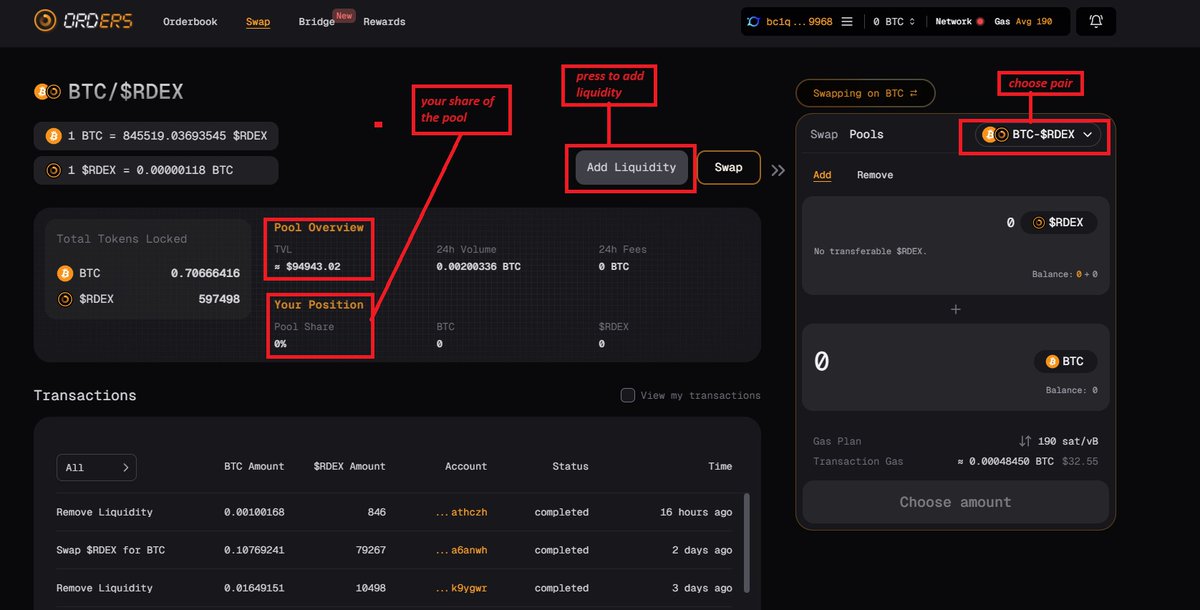 $BTC Bridge and $BTC swapping made easy with @orders_exchange thanks to @mvcglobal the ultimate #Bitcoin side chain. @orders_exchange have the sexiest #DEX user interface in crypto. transact with your $BTC at super low fees with @mvcglobal chain