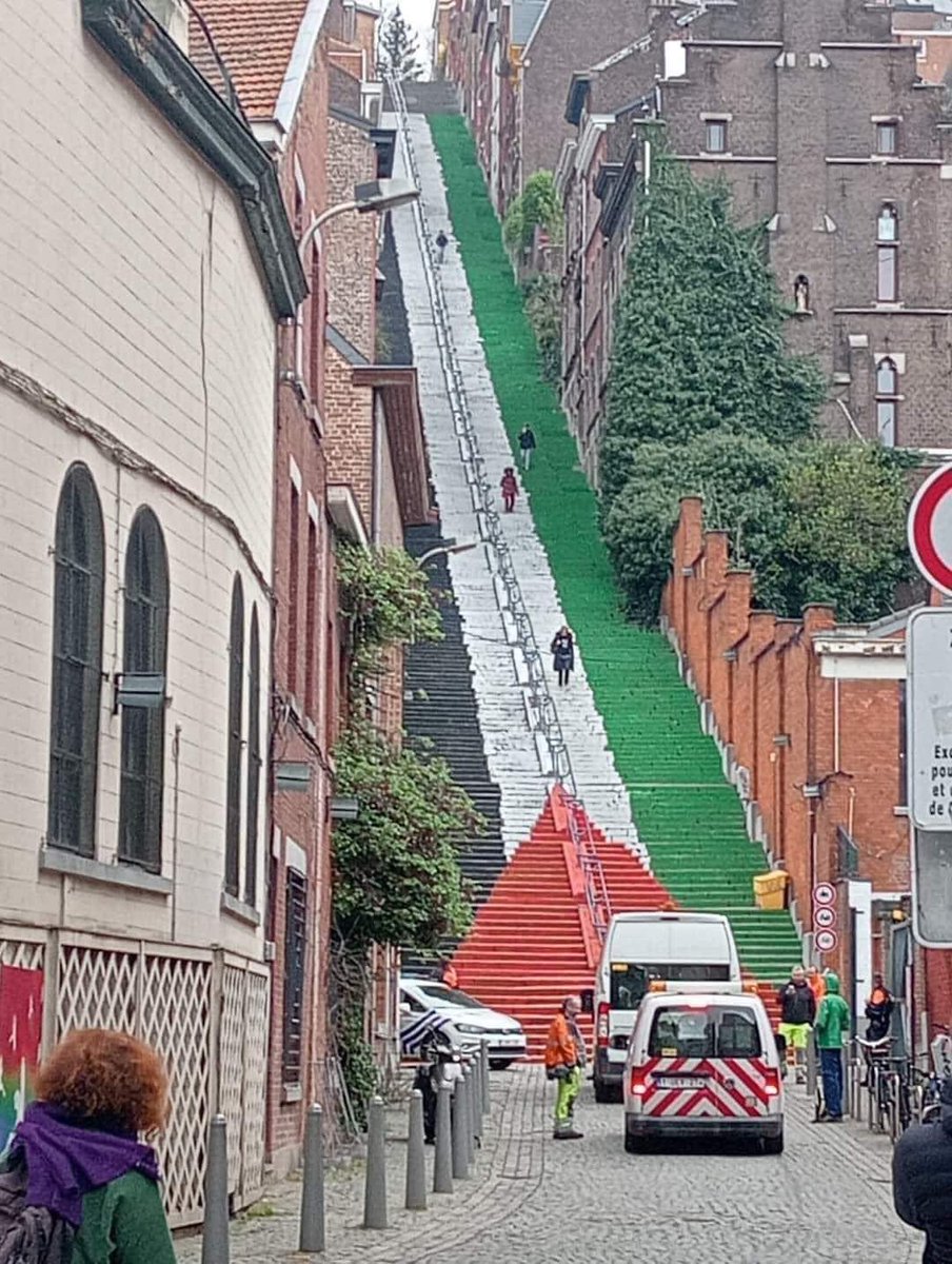 Stairs in Belgium 
#FreePalestine 🇵🇸