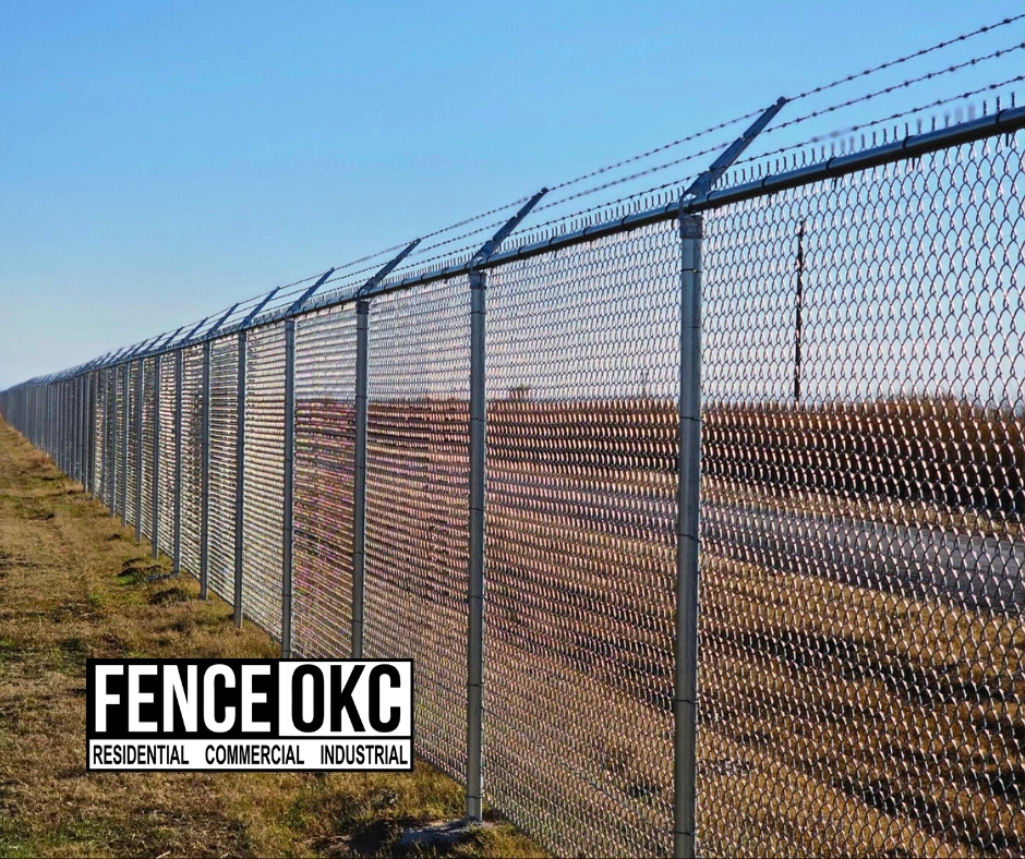 Fence OKC has installed miles of commercial chain link fence. 🇺🇲

We would love to serve you as well.

📞 Contact us for a free estimate!

📱- (405) 778-1545
📧 - info@fenceokc.com
🎫 - Access Control License - AC440964

 #BusinessSecurity #CommercialFencing #ChainLinkFence