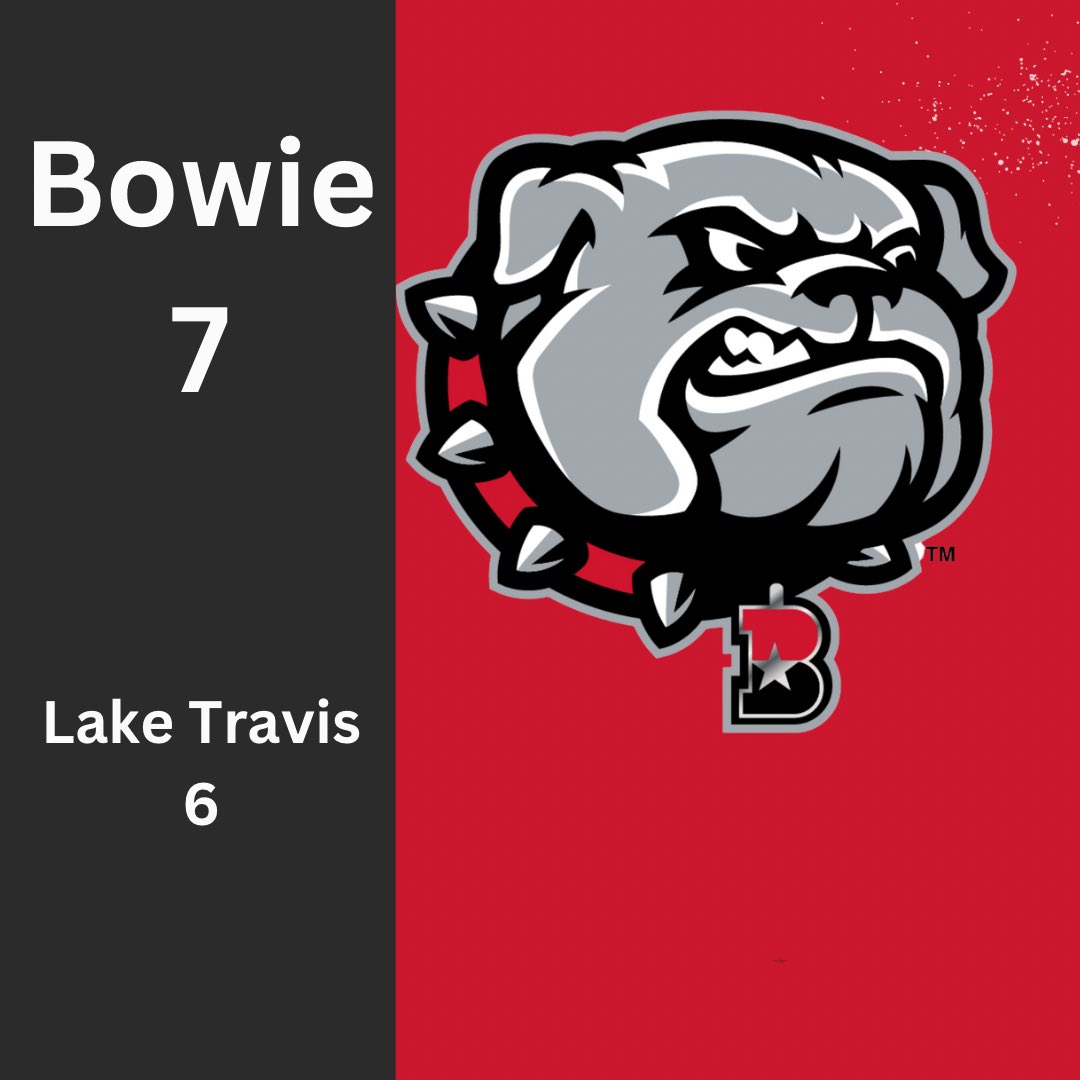 Bowie earns the #2 seed by knocking off Lake Travis 🐶 🐾 Congrats to Anya & Cadie on their bombs 💣💣