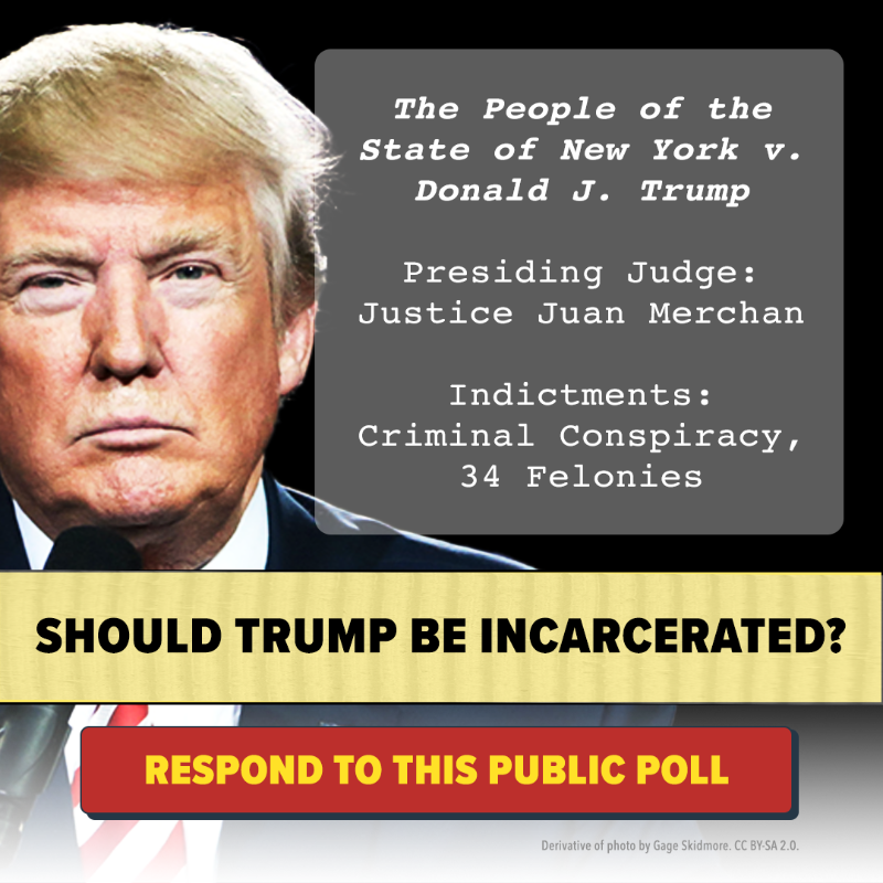 voterprotectpac's tweet photo. The jury is set. The court is in order. Trump's criminal trial is now underway.