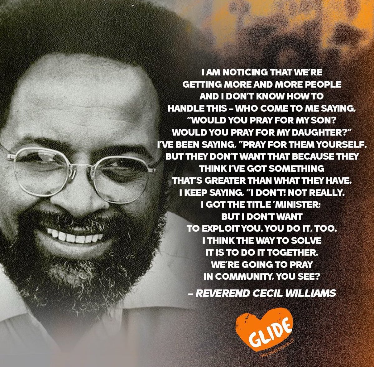 Heartbroken to hear of the passing of a true legend, @cecilwilliamssf. He taught us that we can—and must—be better. His impact on our lives and our city is immeasurable. Thank you, Cecil, for everything. May the one who brings peace bring peace to all. ❤️