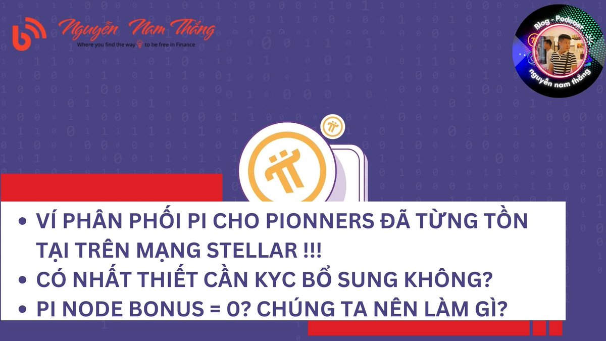 Mỗi quan hệ giữa #Stellar và #PiNetwork là điều chắc chắn. Ngày càng có nhiều sự củng cố hơn về điều này.

Web3 Pi là 1 trong số những mạng lưới của tương lai. Chúng ta thấy Near cũng đang làm điều này.
Speculated to be an AI-driven wallet @SenderLabs