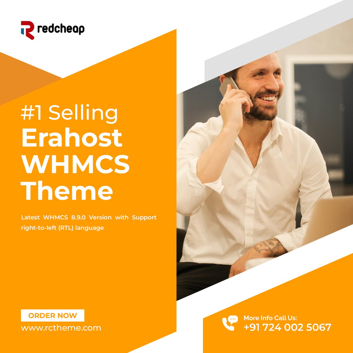🌟 Experience Multicultural Excellence with Erahost WHMCS Theme! 🌍✨
Bridges languages and cultures, offering seamless hosting solutions in both English and Arabic! 🚀🌐
🌟 Included Languages:
🇬🇧 English
🇸🇦 Arabic
#WHMCS #WebHosting #Erahost #Theme #Multilingual #GlobalPresence