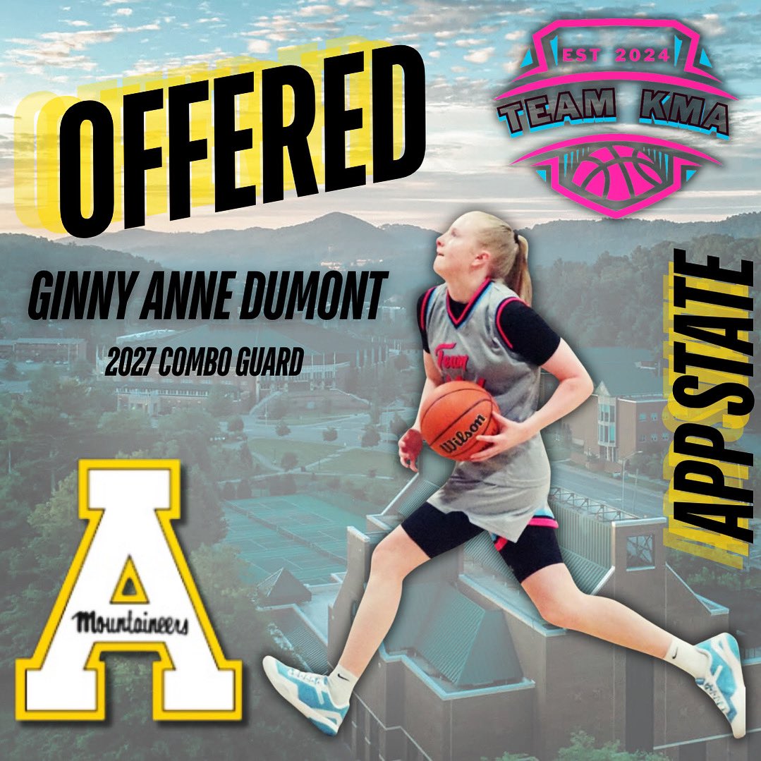 Congratulations to @GA_Dumont_2027 for picking up an offer from @AppStateWBB