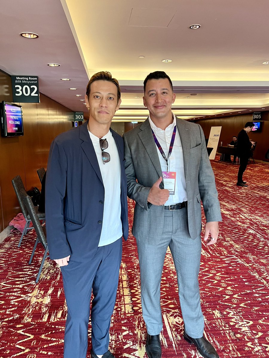 From the football pitch to the boardroom: Former footballer turned investor, Keisuke Honda @kskgroup2017 & his Fund is set to invest in 30 startups, aiming to nurture the next unicorn. He’s here at #KL20. Welcome to KL !