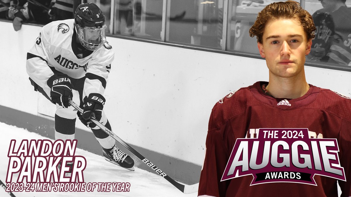 2024 Augsburg #AuggieAwards Men's Rookie of the Year: Landon Parker (Hockey)! #whyD3 #AuggiePride