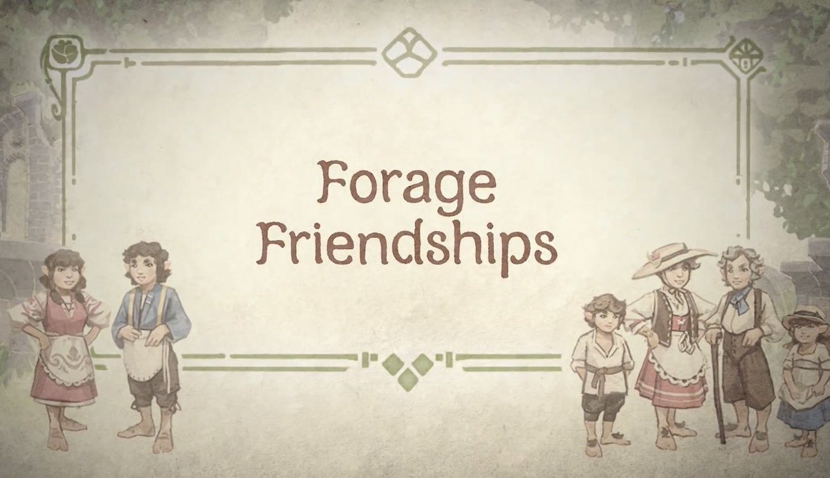 Looks like a nice game. I’m almost certain, and I hope, this is an intentional pun on “forge” since it shows them gathering mushrooms. Has to be