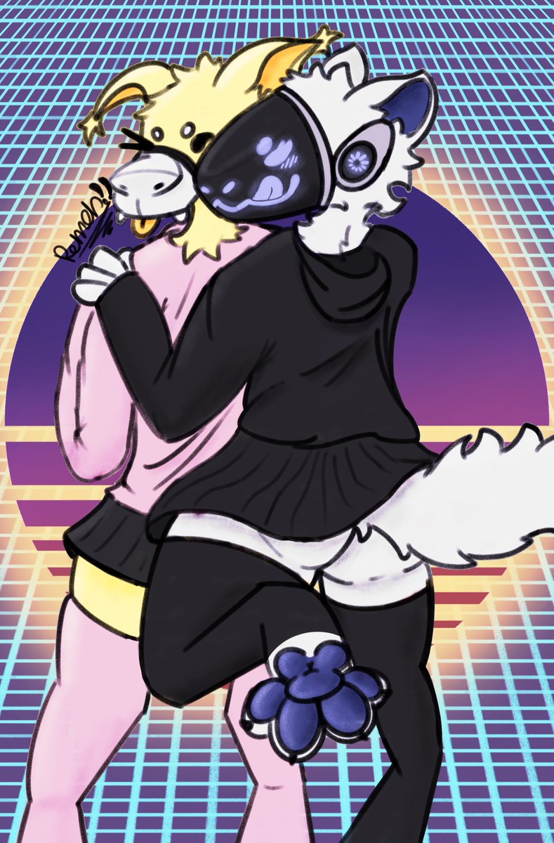 blekk_o6's tweet photo. 🔆Art for me and my proto fren! 🖨️

#protogen #furry #furryartist #furrycommunity https://t.co/VEnztzgdd4