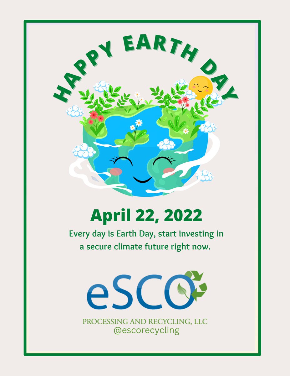 🌍 Happy Earth Day! Let’s celebrate by making greener choices. At eSCO, we’re proud to keep electronics out of landfills. How are you helping our planet today? Share your stories! 🌱 

#EarthDay #Recycle #eSCOCares #electronics #ewasterecycling