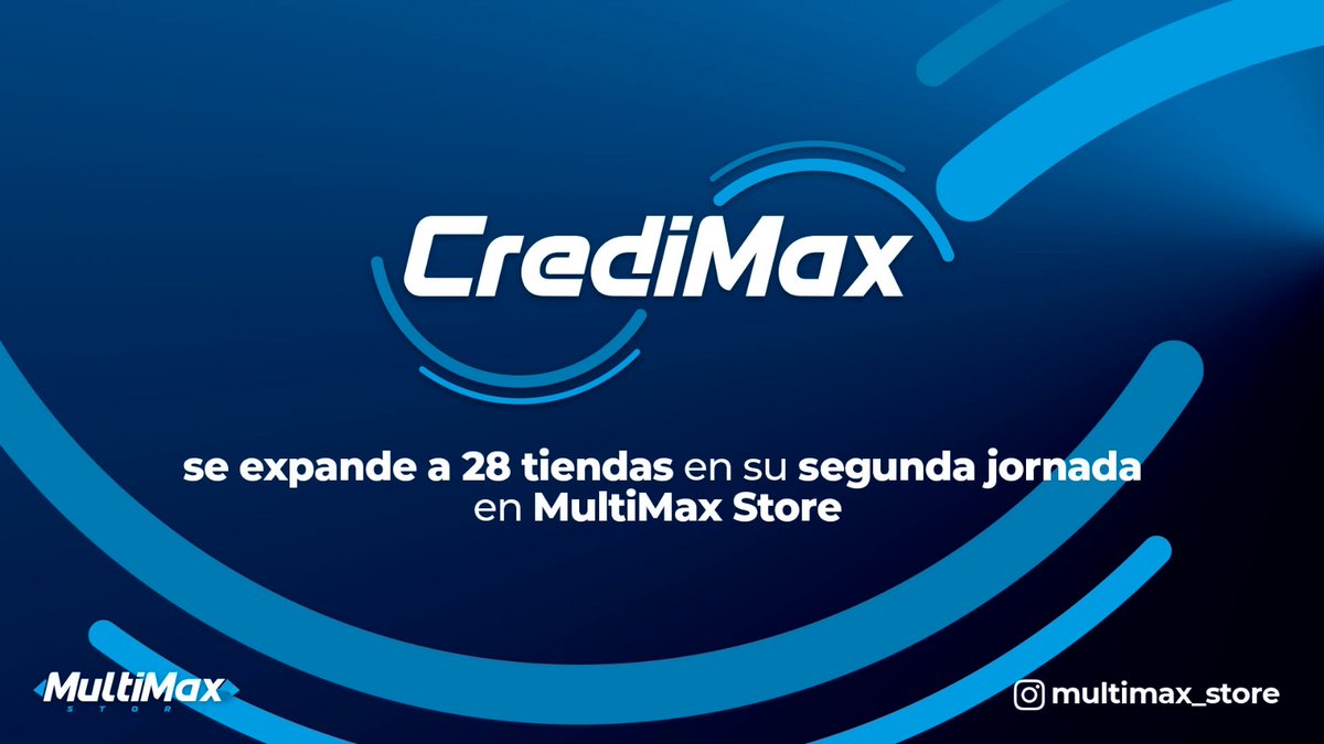 #CaraotaTips | CrediMax se expande a 28 tiendas en su segunda jornada en MultiMax Store .- tinyurl.com/fbpke8cx