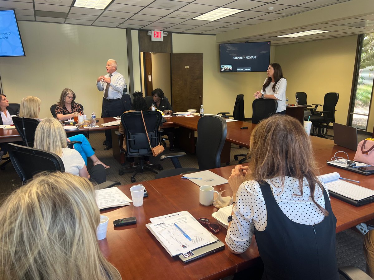 The NMVC team was honored to present to leaders in N.C. this week about mass violence preparedness and victim-centered emergency response plans. We help communities across the country prepare for MVIs. @NCpublicsafety @ncvan #KnowBeforeYouNeedTo #ICPTTA