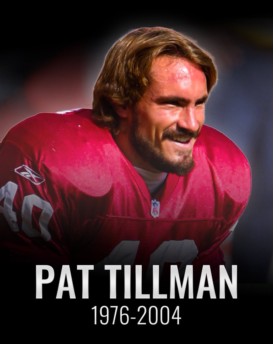Remembering Pat Tillman today on the 20th anniversary of his life. Still remember where I was 20 years ago when the news broke. Total Shock. It’s always been such a tremendous example of selflessness and sacrifice.🇺🇸 @pattillmanfnd | 🦅 #PATSRUN #NeverStop