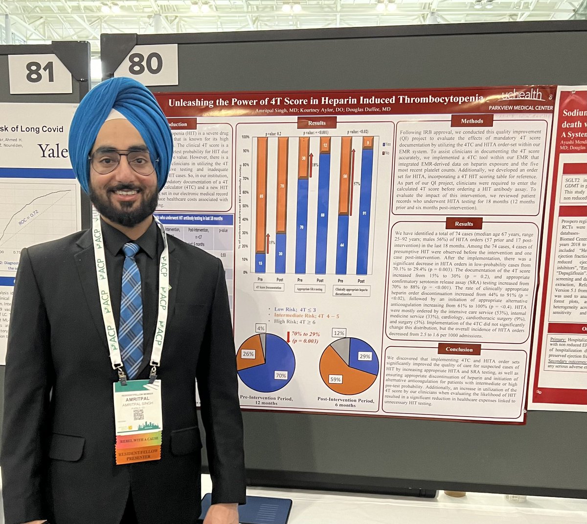 Amritpal Singh, MD (@apsingh_md) on Twitter photo Representing #UCH Parkview Medical Center as a poster finalist for the abstract competition at the ACP National Conference 2024 in Boston. #acpnational #ACPIMPhysicians #IM2024 #ACP
Special thanks to <a href="/DDuffeeMD/">Doug Duffee</a> for their constant support. Representing #UCH Parkview Medical Center as a poster finalist for the abstract competition at the ACP National Conference 2024 in Boston. #acpnational #ACPIMPhysicians #IM2024 #ACP
Special thanks to <a href="/DDuffeeMD/">Doug Duffee</a> for their constant support.