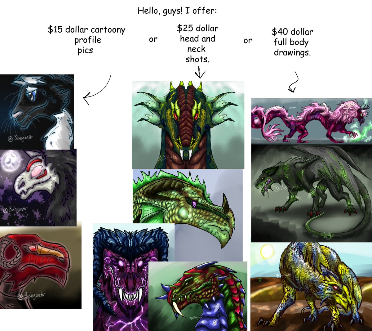Bishyantir's tweet image. All right, I guess I'm officially opening commissions! Send me a DM if you're interested!
(We'll see how this goes.😅 Probably have to tweak things.)