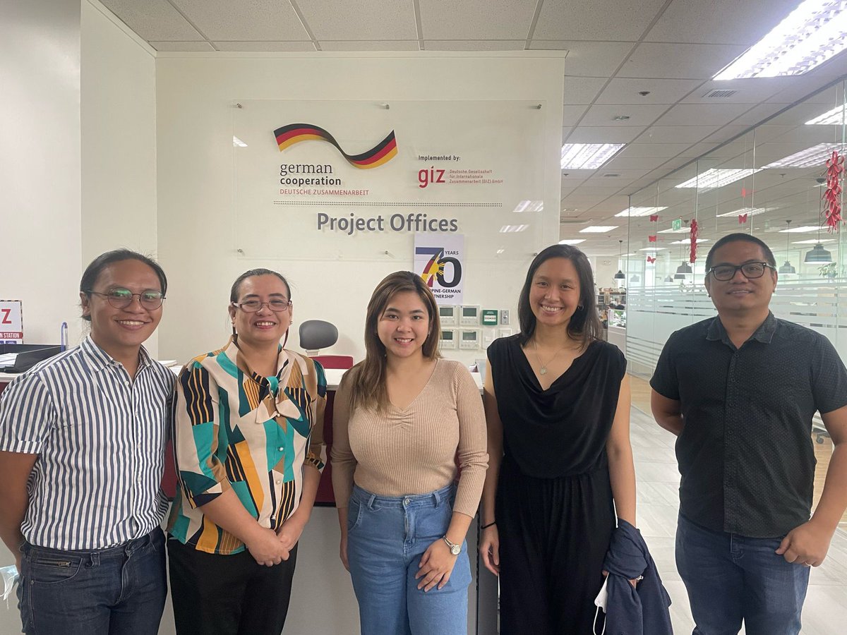 Thank you GIZ Philippines & the Pacific Island Countries for taking the time to meet with us. We truly appreciate the opportunity to learn more about your project & the valuable initiatives you're engaged in. We look forward to collaborate with you in the future. #Resilience #GIZ