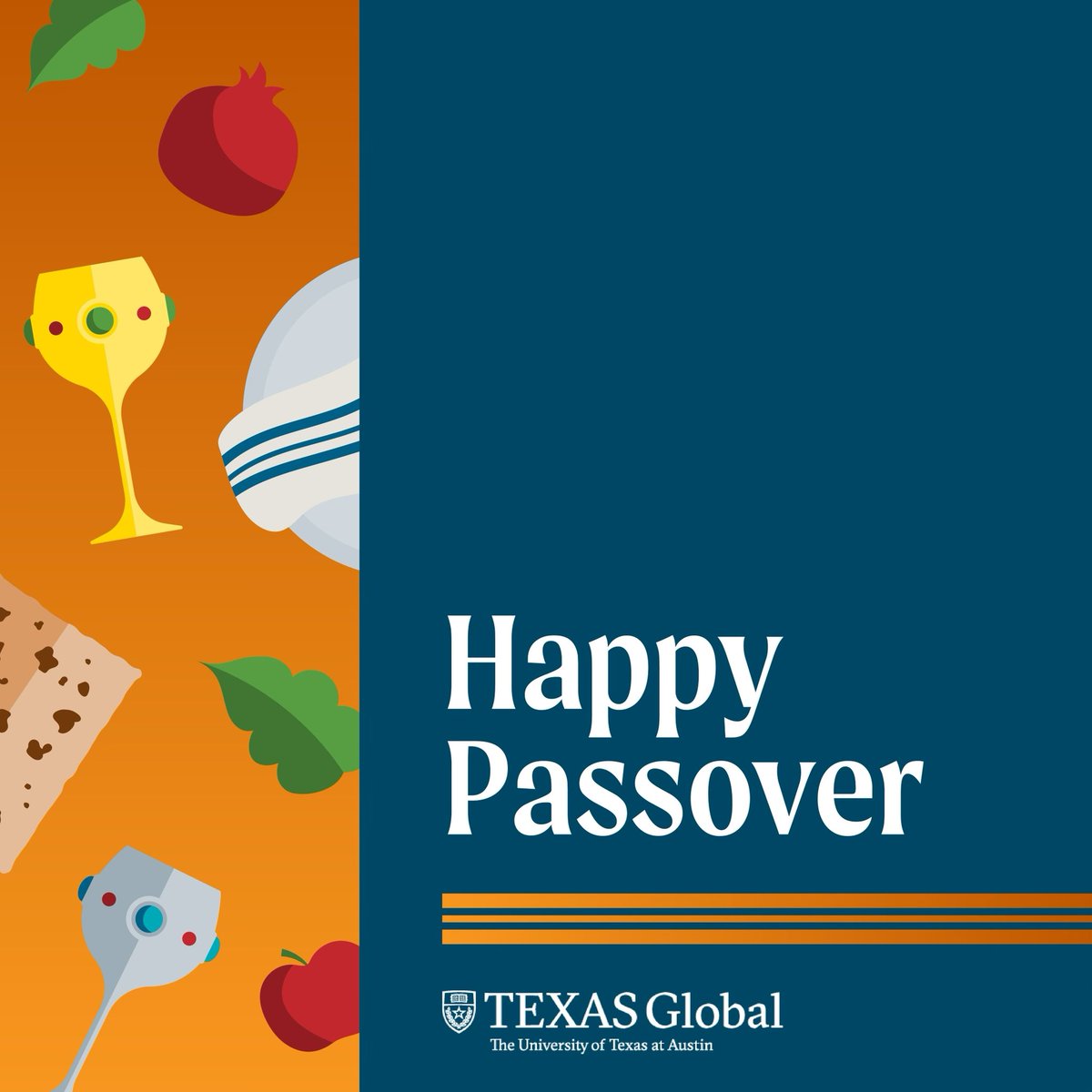 Chag Pesach sameach to our global Longhorn community celebrating #Passover! @TexasExes @UTDOS @RSUTAustin @texashillel @JewishLonghorns @UTJewishStudies @UTexasGlobal