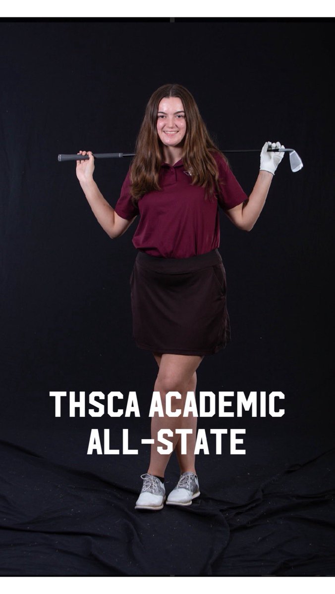 Congratulations to Farmer Golfer senior Audra Woelke for also being elected to THSCA academic all-state. @LewisvilleHS @LHSKillough @LISDsports @LewisvilleISD @LHSHarmon @HuffinesMS