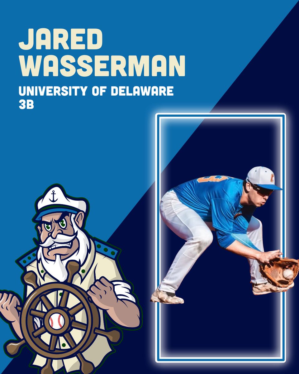 River City Skippers (@skippersonsl) on Twitter photo ⚓️Meet the Skippers⚓️ <a href="/JaredWasserman4/">Jared Wasserman</a> from the University of Delaware will be at the hot corner for your River City Skippers this summer!☀️⚾️ ⚓️Meet the Skippers⚓️ <a href="/JaredWasserman4/">Jared Wasserman</a> from the University of Delaware will be at the hot corner for your River City Skippers this summer!☀️⚾️
