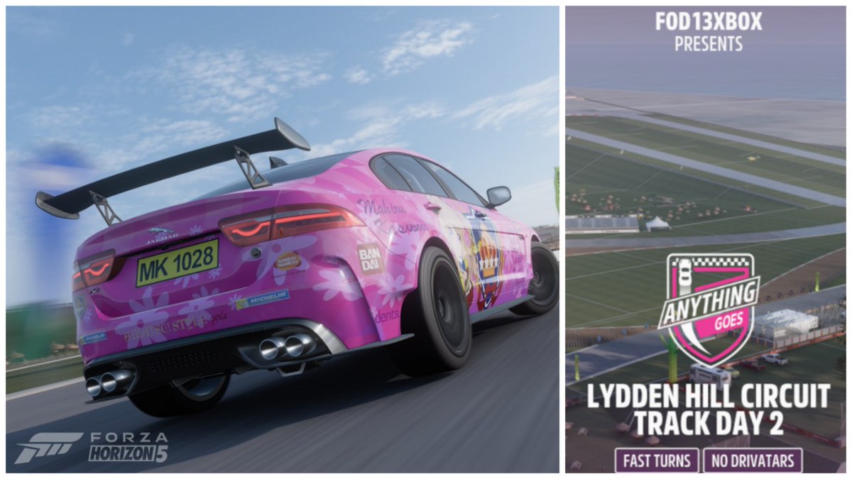 I am driving the XE Project 8 around the re-enactment of Lydden Hill curated by Forza fan Fod13xbox in my new #ForzaHorizon5 gameplay video. 

Want to try this track? The share code is 823 663 347

youtu.be/q1UzvV5Hn5E 

#Xbox #Jaguar #EventLab
