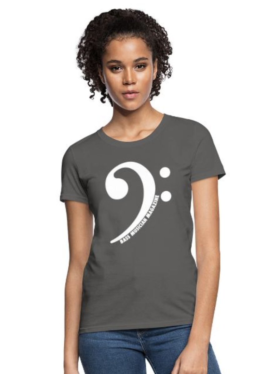 Bass Clef Women's T-Shirt Sizes S-3XL Multiple colors to choose from Everyday classic T-shirt for women | 1 👀 View >>> loom.ly/4g7La3o #bassmusicianmag #bassmusician #bassplayer #bassguitarist #electricbassist #bassguitars #bassguitar #electricbass #bassist #bass #ad