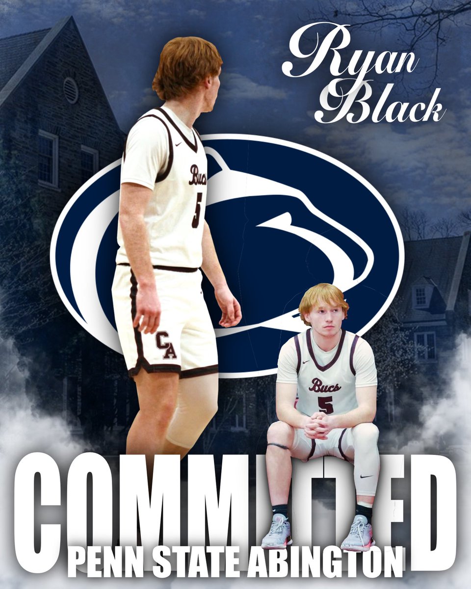 Ryanblack_5's tweet photo. Blessed to announce that I am officially committed and signed to Penn State Abington to continue my academic and athletic careers. Thank you to all my coaches, family and friends for the constant support. Lastly, Thank God for being here throughout my entire journey. #llj #AGTG https://t.co/ZNkhdKfst4