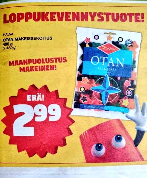 reima_kokkonen's tweet photo. NATO kiimaa saadaan myytyä nyt jo lapsille..voiko probagandaa olla vielä vähän lisää? Kohta myydään takuulla NATO vaippoja " NATO vaippa suojaa ja pysäyttää paskat" voi perkele mikä maa Suomi on ei tarvitse ihmetellä kun näkee ketkä maata johtaa. #NATO #Makeinen #mielikuva #lapsi https://t.co/IN6LdDnTGH