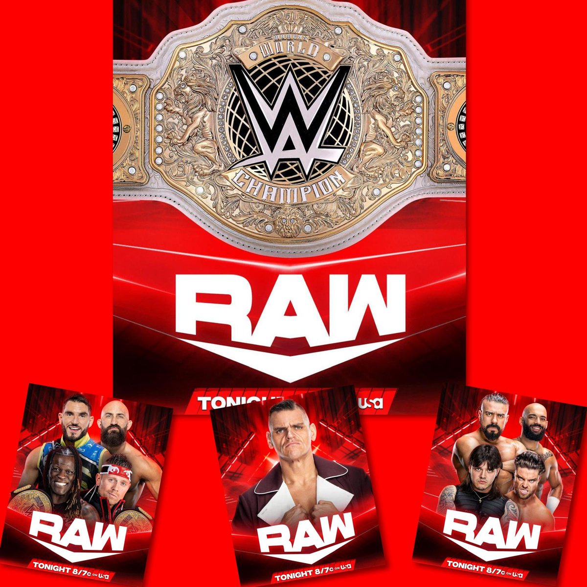 Watching @WWE Monday Night #RAW on @FOXTEL @FOX8tv @binge 
@USA_Network @SYFY #WWERAW #TheArcherOfInfamy #ThePunisher #WorldHeavyweightChampion