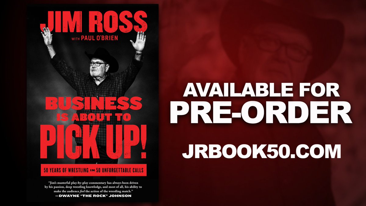 Professional wrestling has been my life for 50 years now and I'm celebrating my 50th year by releasing my latest book 'Business Is About to Pick Up! 50 Years of Wrestling in 50 Unforgettable Calls' It is available for pre-order below. Boomer Sooner #WWERaw