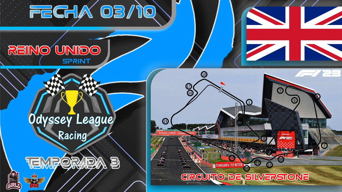 Odyssey League Racing - Fecha 03 - Tercera temporada Tenemos la tercera fecha de nuestra tercera temporada de la Odyssey League Racing, la cual se realizara este jueves a las 9pm centro de México Dia: Jueves 25 de abril Hora: 9pm centro de México