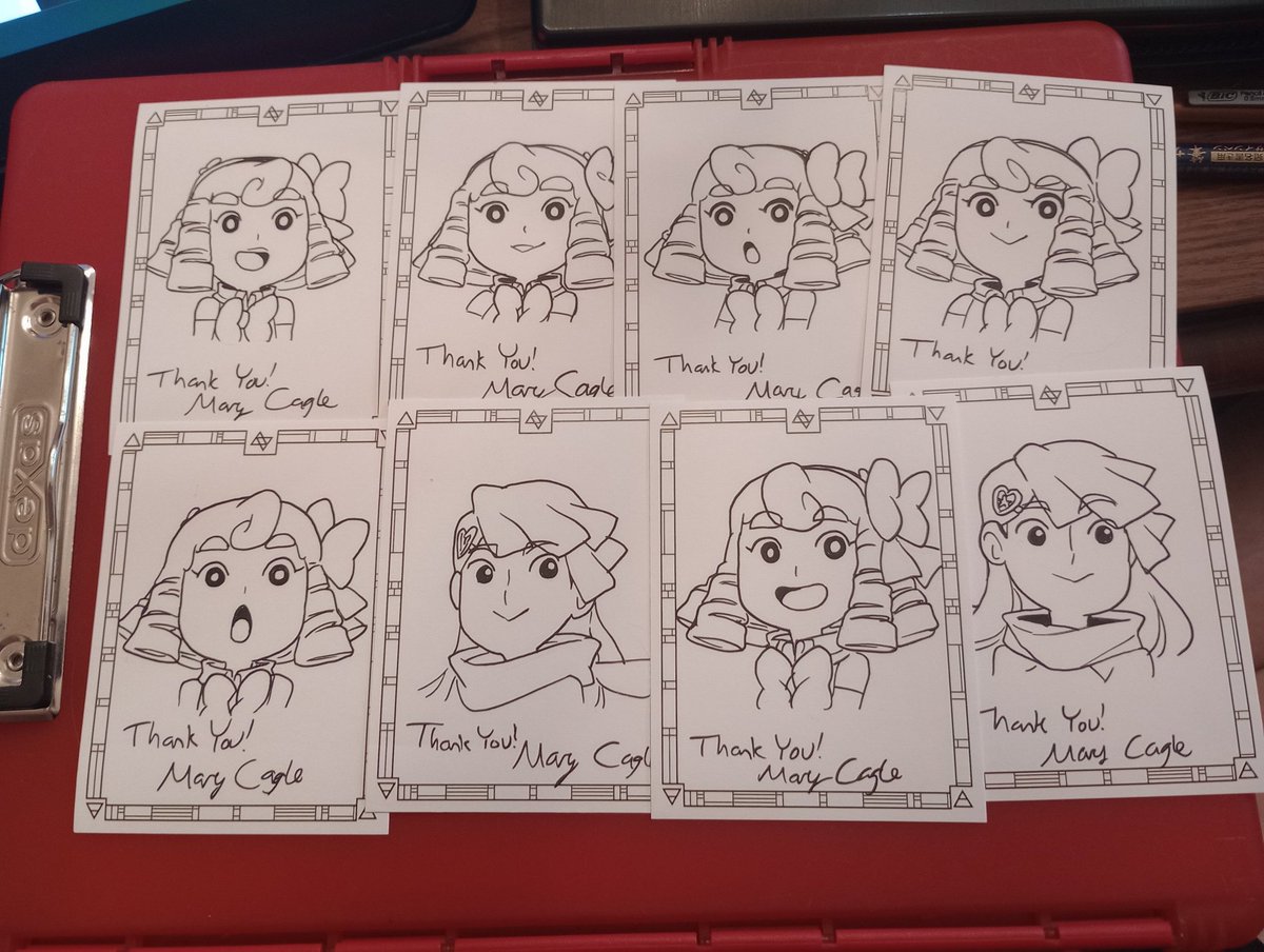 Been working on bookplates for volume 2 while I'm here. So many Undine Curls