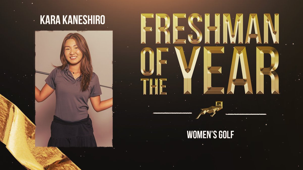 𝗙𝗲𝗺𝗮𝗹𝗲 𝗙𝗿𝗲𝘀𝗵𝗺𝗮𝗻 𝗼𝗳 𝘁𝗵𝗲 𝗬𝗲𝗮𝗿 🐏 Kara Kaneshiro is in the running for Mountain West Freshman of the Year award, three top-15 finishes, and current stroke average of 72.67 would tie for 2nd best in program history! #Stalwart x #CSURams